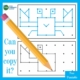 This free visual spatial printable is a visual motor exercise to try to copy the crab. The dot to dot diagram challenges children to learn whether to draw lines up, down, left, or right to create the picture.