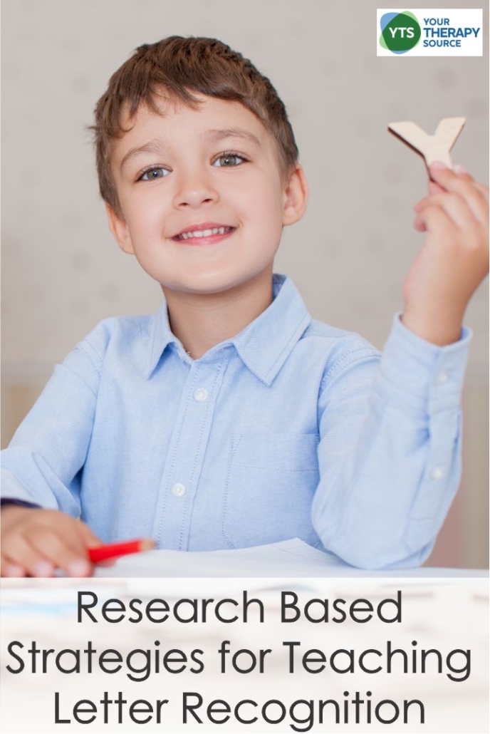 Teaching children how to learn their letters is an important skill in young children.  When you consider different research based strategies for teaching letter recognition, do you think of handwriting practice?  Maybe you think of writing the letters specifically, but research shows that writing in general can help with letter recognition.
