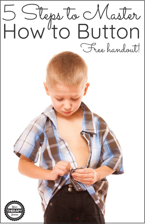 Children can struggle when they learn how to button. They need lots of opportunities for button practice time. It can feel overwhelming to a child and stressful for the parents or teachers who are standing by to help if needed.