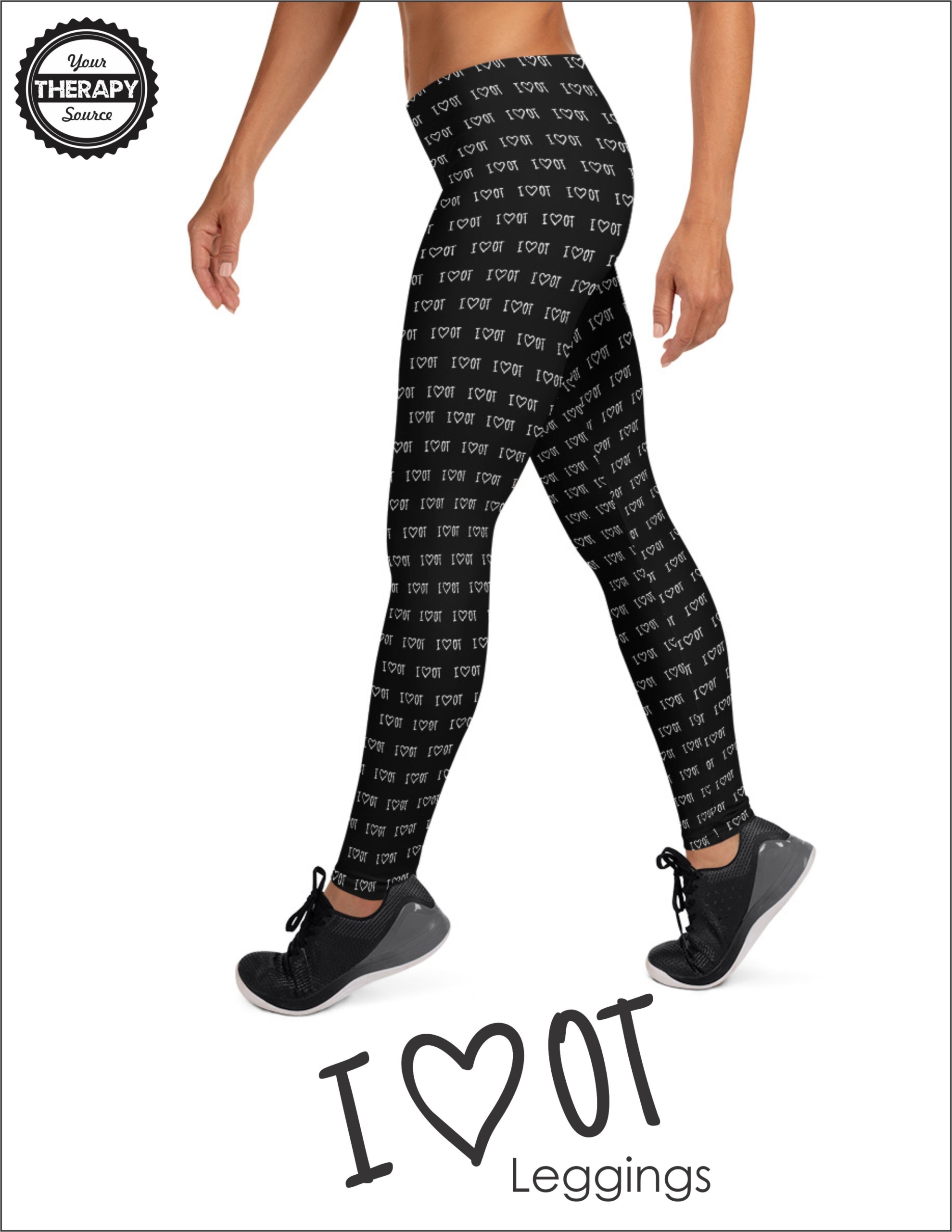 The world's most comfortable Occupational Therapy leggings are within your reach! These I Heart OT leggings are perfect for Occupational Therapy Month in April.