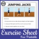 How to do a jumping jack? Seems pretty easy right - a simple jumping jack. Well, it actually isn't that easy! This exercise can be done anywhere with no equipment and it is a full body workout!
