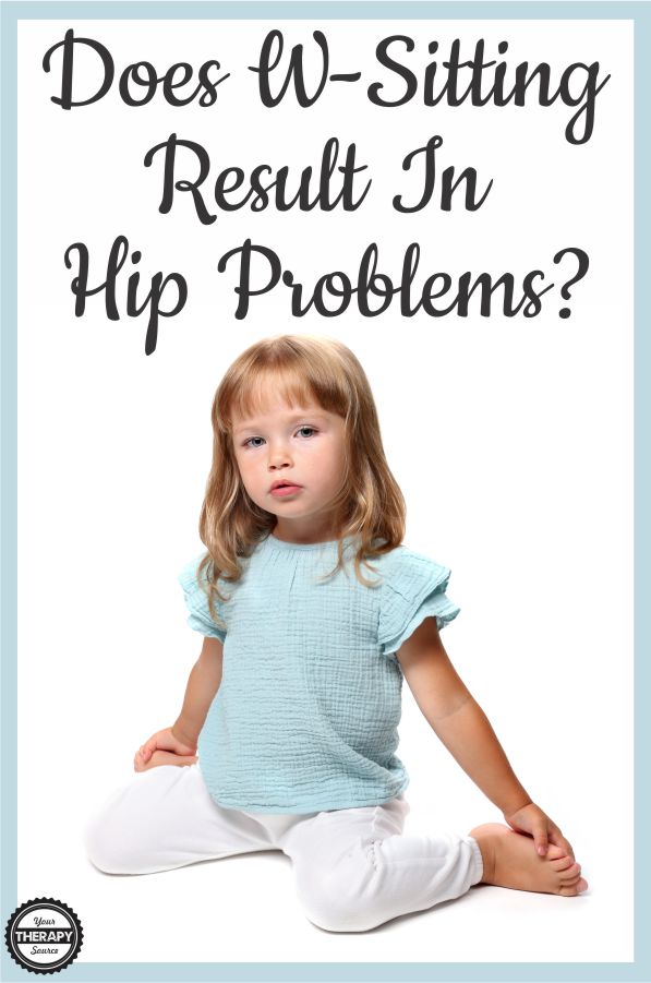 Often times as therapists, teachers, and parents it has been past practice to discourage children from w-sitting. We often recommended alternative sitting positions other than w-sitting.