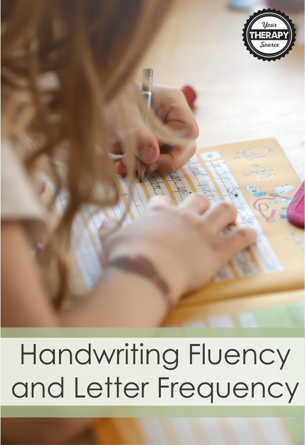 Handwriting fluency is acheived after students have extensive handwriting practice and they learn to write letters automatically. A recent study took a closer look at what is included in handwriting workbooks.