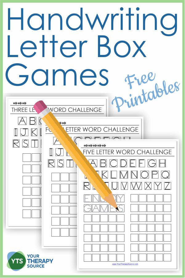 Practicing handwriting can get boring sometimes. Add in some fun with this handwriting letter boxes game. You can download it for free at the bottom of this blog post.