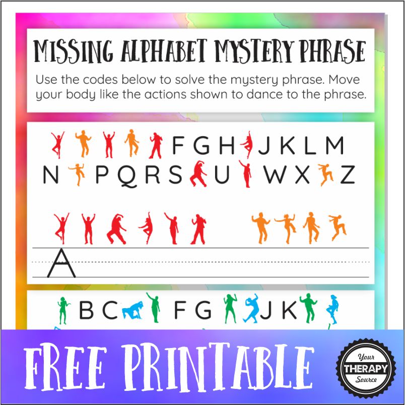 This missing alphabet puzzle combines solving missing letters with a cryptogram with exercise! All on ONE piece of paper with zero preparation required.