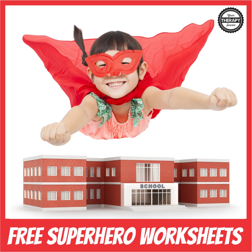 Add some fun, movement and motor skills to your next superhero themed plans, with these 3 FREE Superhero Worksheets PDF resources.