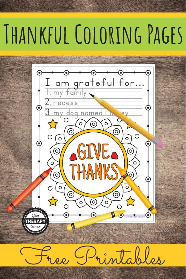 Here are FREE thankful coloring pages PDF and handwriting exercise for your students, yourself and your family. You can use this freebie at Thanksgiving time or anytime you need to stop, reflect, and give thanks.