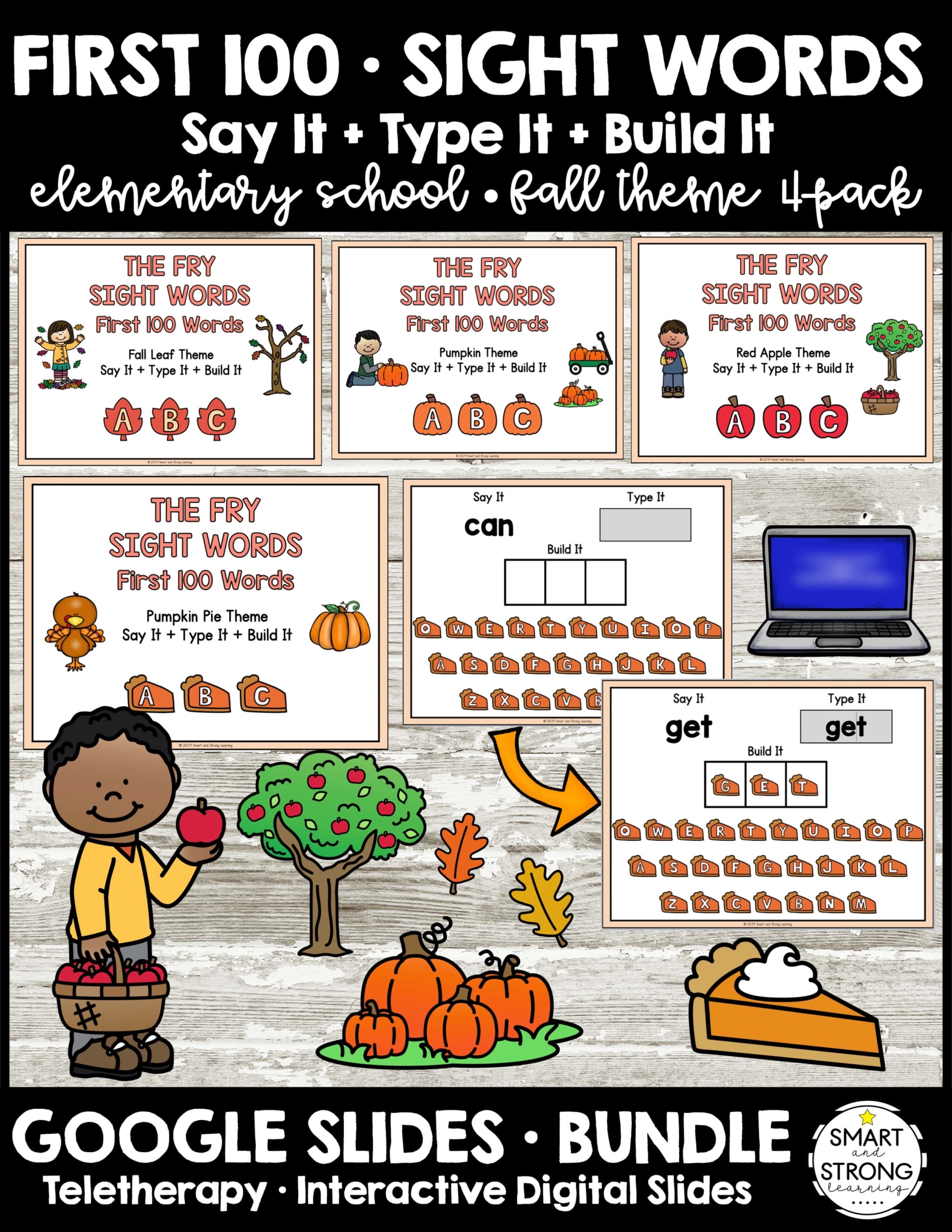 Fall Sight Words - Interactive Slide Deck