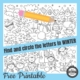 This Find and Circle the Winter Letters free printable is ready to go to see if you can find and circle the six letters in the word W-I-N-T-E-R.