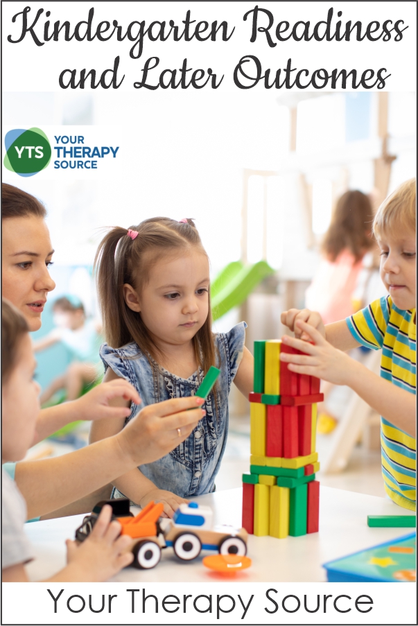 Kindergarten readiness is all about what children need to start kindergarten with skills such as language, early literacy, math, fine motor, gross motor, self-care, and social emotional.