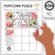 Did you know that January 19th is National Popcorn Day? Celebrate this crunchy, fun snack today with a free popcorn puzzle and riddle.