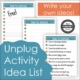If you want to celebrate and take a break, here are some great ideas for an unplug day anytime of the year.
