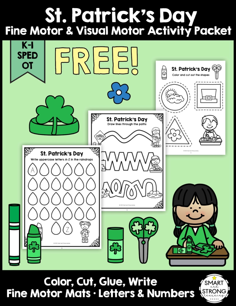 Free St Patricks Day Fine Motor
