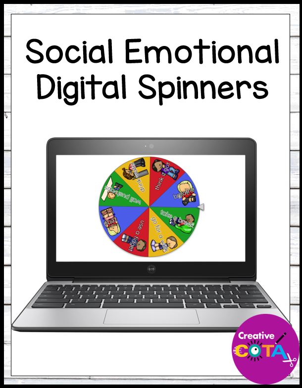 This collection of Social Emotional Digital Spinners contains links to digital spinning wheels for social emotional learning, self regulation, emotions, coping strategies and unexpected and expected behavior.