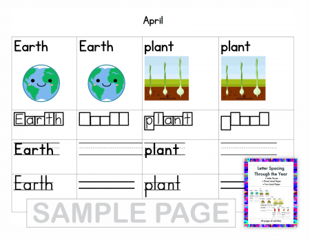Letter Spacing Throughout the Year - Image 2