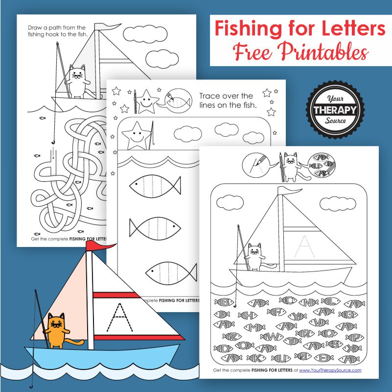 Bring this theme indoors with some of these fishing games for kids. The fishing theme will be a huge hit. Print some freebies!