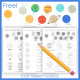 These FREE space printables ight be just what you need to practice handwriting and visual motor skills while reinforcing concepts.