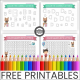 Often time, students may struggle with letter b and d confusion. The free printables can help reinforce the direction of the letter B and D.
