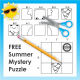 Need a cut and paste summer worksheet freebie? This will challenge your student’s fine motor skills and visual perceptual skills.