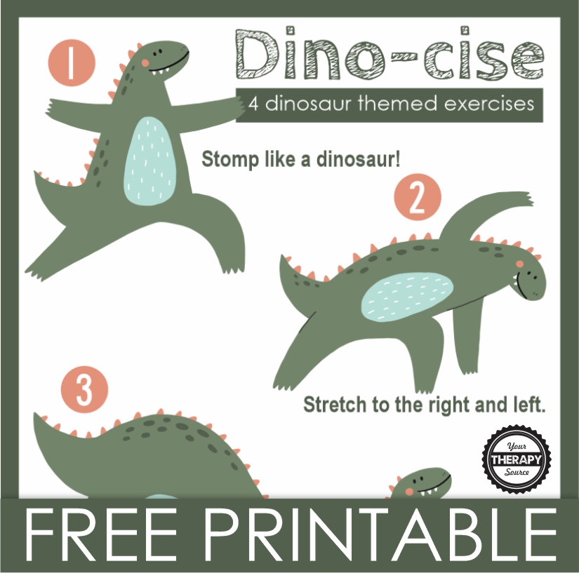 dinosaur gross motor activities
