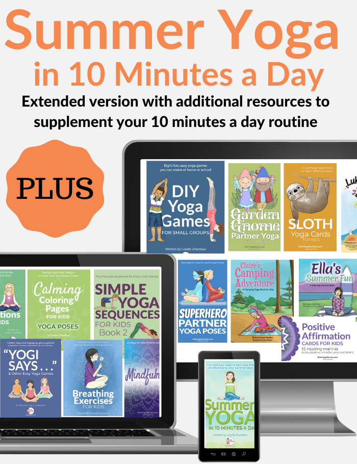 This summer bundle includes our popular Summer Yoga in 10 Minutes a Day....... PLUS all the corresponding yoga books, yoga card decks, and yoga games that made up this handy workbook of daily ideas. 