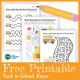 Free back to school mazes from Your Therapy Source