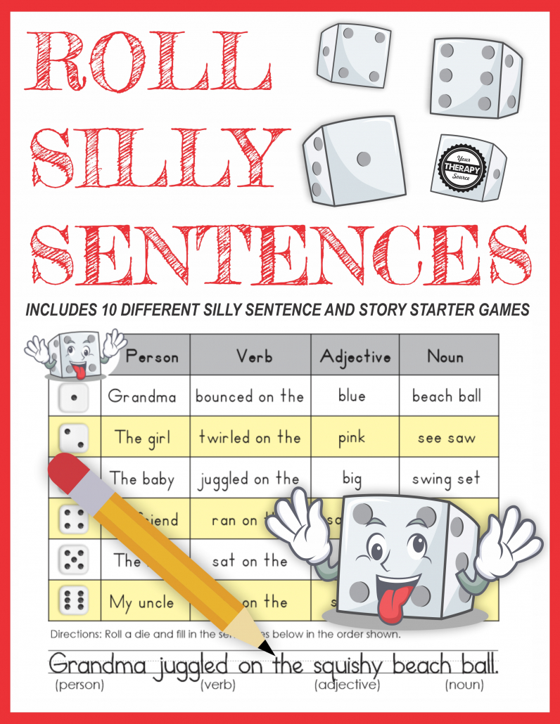 Silly Sentences for Kids includes 10 ready-to-play, game boards to generate sentences and stories that will have your students cracking up.