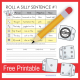 This Silly Sentences Printable free game will have students cracking up as they practice fine motor skills, handwriting, and writing.