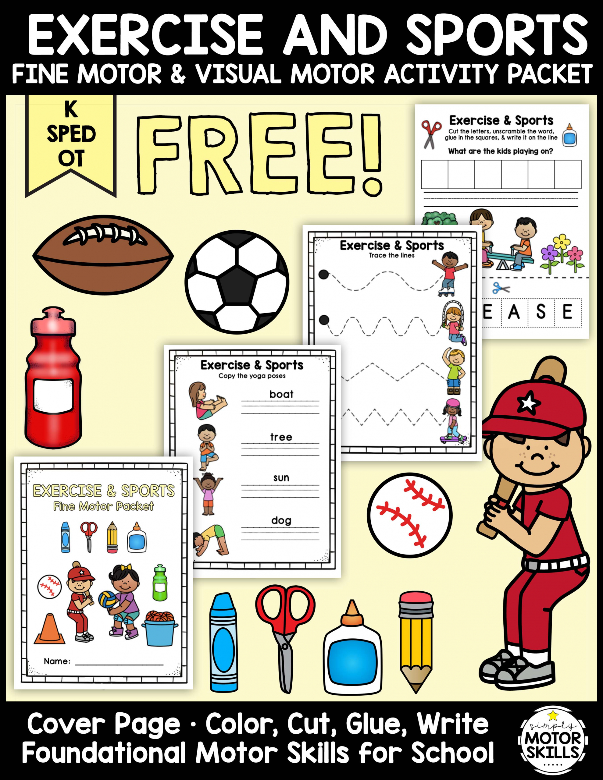 Exercise Fine Motor Freebie