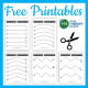 Are you in search of free cutting worksheets for fine motor skills? This 5 page black and white freebie is ready to go!