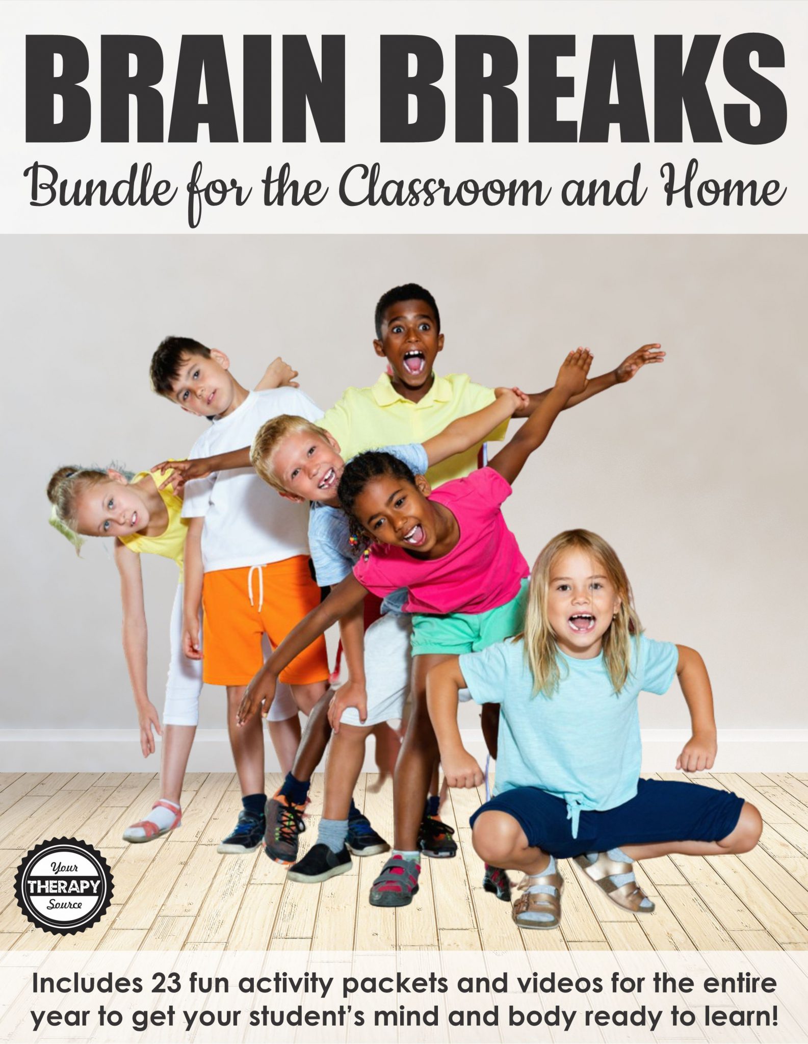 The activities in this Brain Break Bundle requires little to no space to get your students' minds and bodies ready to learn!
