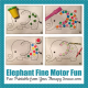 This elephant activity for preschoolers will provide a FUN fine motor game for your students! Fun Elephant facts for kids too!