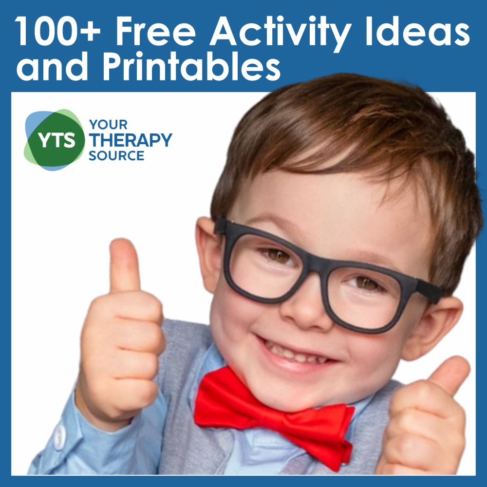 100+ Free activity ideas and printables from Your Therapy Source