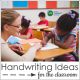 Here are several handwriting ideas for the classroom to help improve written expression. Read more on how you can help your students succeed.