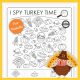 Thanksgiving is approaching and this cute black and white, I Spy Thanksgiving Free Printable is a great way to help celebrate this holiday.
