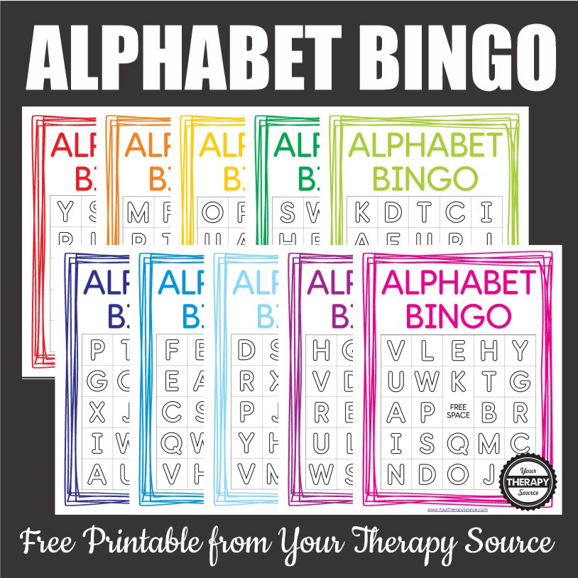 These Alphabet Bingo Printables are a fun way to practice uppercase letters recognition and even handwriting. FREE to download.