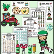 This Holiday Season Fine Motor Activity Packet is designed for: Kindergarten, SPED, OT, Home Activities, and Fine Motor Stations.
