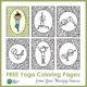 These FREE yoga coloring pages can 6 different yoga poses and bring in the calming and creative aspect of coloring to your yoga sessions!