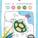 Try color by letter printables! These sheets include different letters of the alphabet, and your child can have fun coloring and learning.