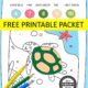 Try these color by number kindergarten and older free printables! You can download them for free at the bottom of the post.