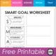 Here are some SMART goals examples for students and a FREE printable template to use. You can download a SMART goal setting worksheet.