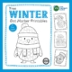 Check out this FREE Winter Dot Art printable packet for kids. You can download the dot printables for free at the bottom of the post.