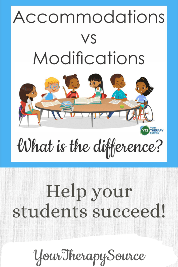 Accommodations vs modifications is an important distinction for all teachers to be aware of when it comes to special education.