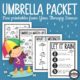 This FREE no-prep, umbrella coloring page packet is perfect to entertain the kids for a few minutes on a rainy day.