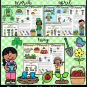 This SPRING Handwriting Bundle includes no-prep practice for March, April and May. The PDF worksheets will save you valuable prep time.