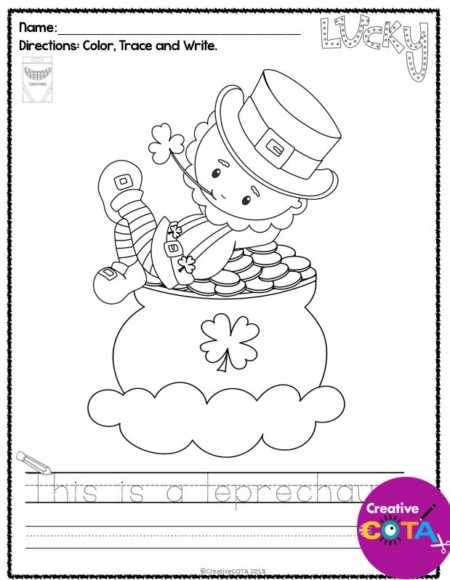 Keep your students engaged and working on academic skills with this March Worksheets Packet. Created by a certified OT assistant.