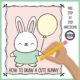 You can download your FREE How to Draw a Cute Bunny Easy PDF at the bottom of the post from Your Therapy Source.