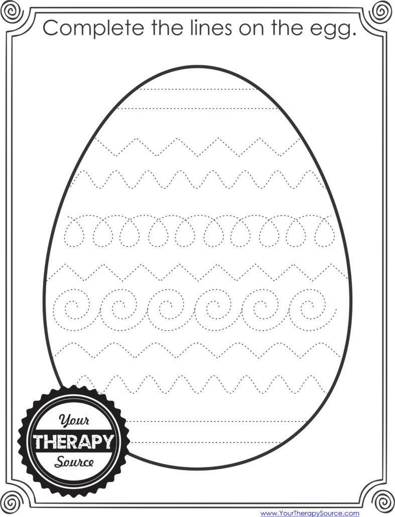 Are you looking for Easter Egg FREE printables? If so, you've come to the right place! Download your freebie from Your Therapy Source.