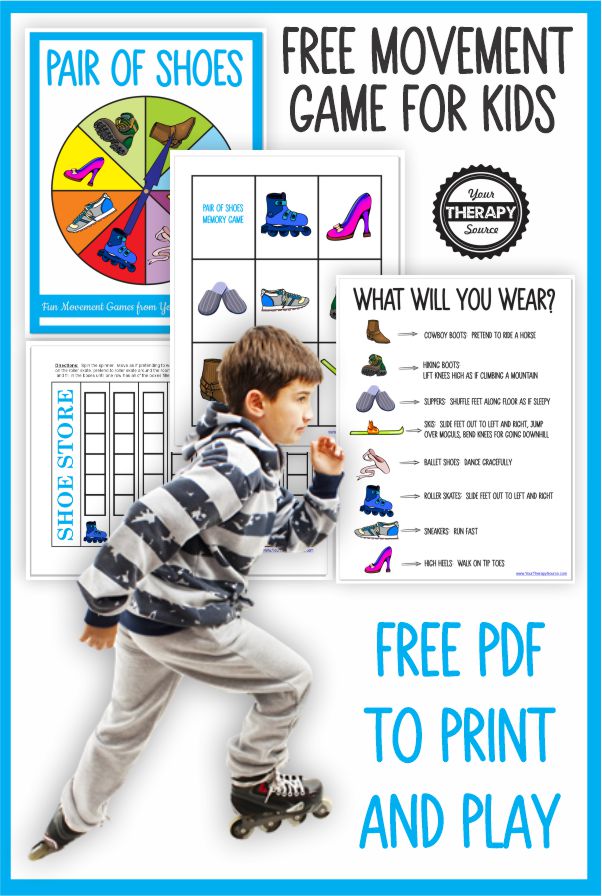 This huge FREE movement game for kids is a great activity for physical activity and imagination. Great for brain breaks and indoor recess!