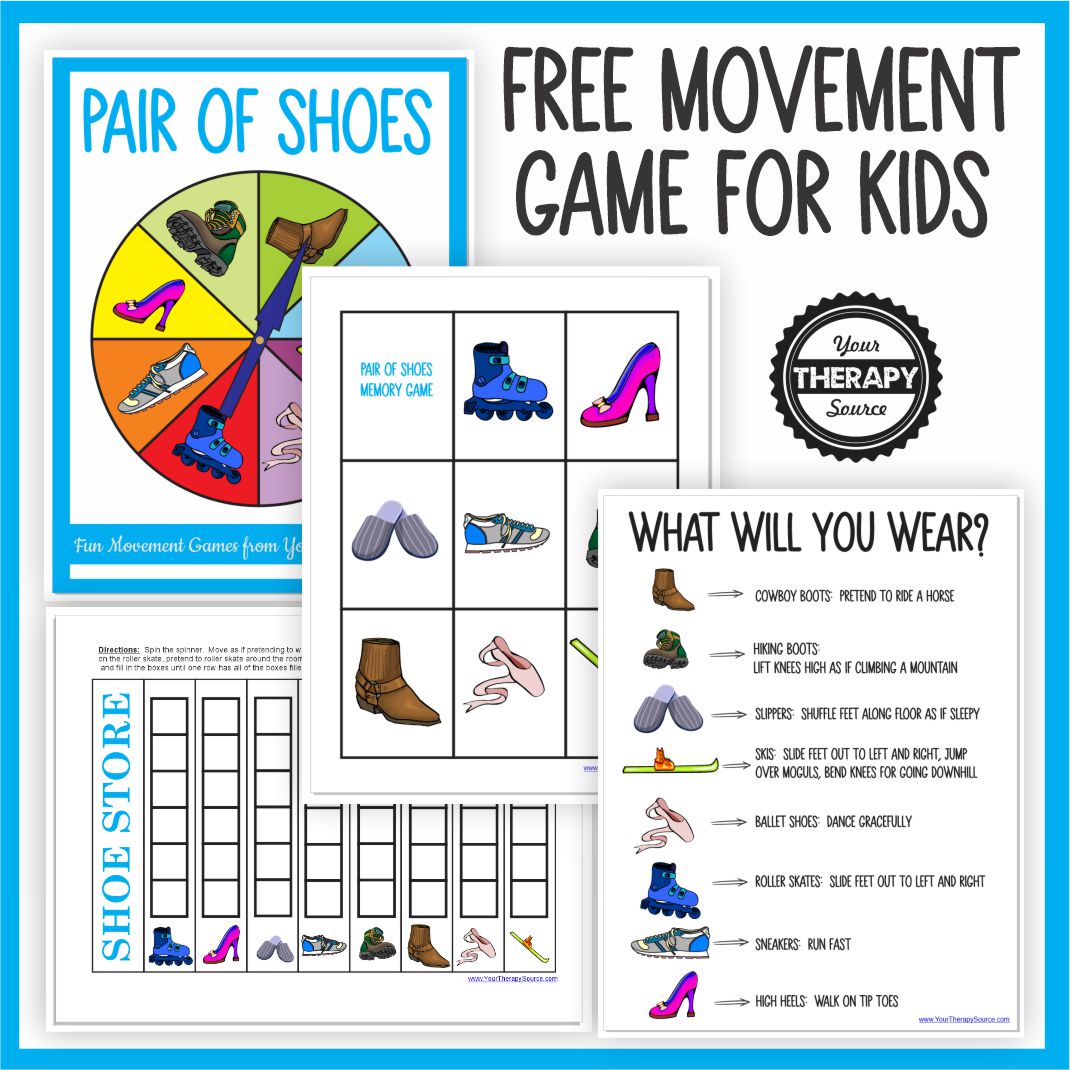 This huge FREE movement game for kids is a great activity for physical activity and imagination. Great for brain breaks and indoor recess!